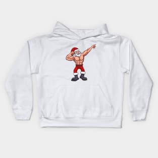 Strong Santa Claus Kids Hoodie